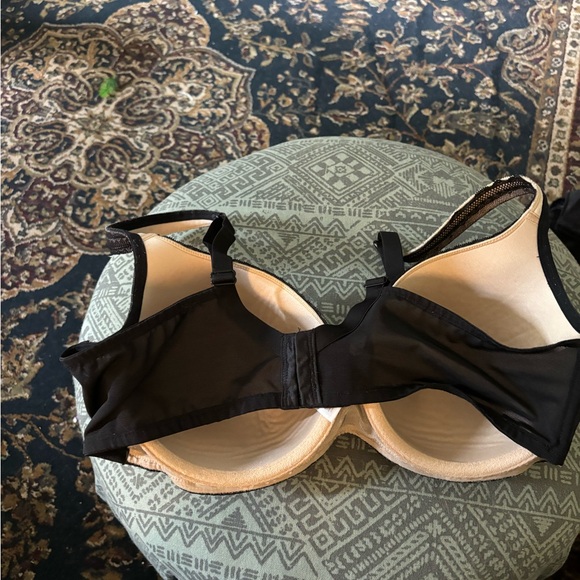 Cacique Bras 40D. EUC full coverage balconette. Leopard lace black - Picture 5 of 6